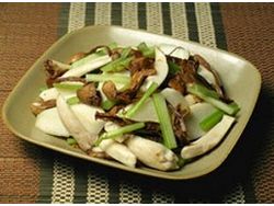 有機料理–有機蘑菇山藥-湘淳．棉花田生機園地
