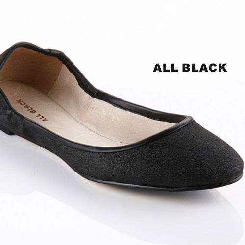 ALL BLACK 時尚芭蕾舞鞋-