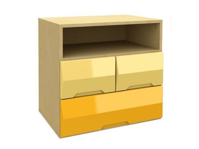 3 Drawers Storage Chest-