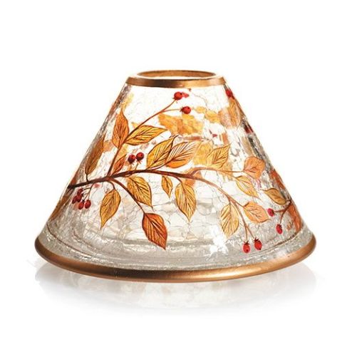 秋葉燭燈罩組 Autumn Leaf Tendril Jar Shade Candle Tray