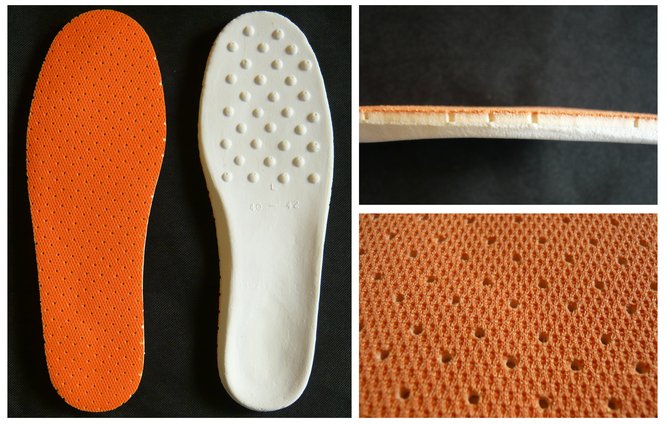 Breathable Fabric Latex Insoles-