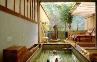 寶來渡假住宿│國蘭花園溫泉villa─河畔風呂兩人房(泡湯)