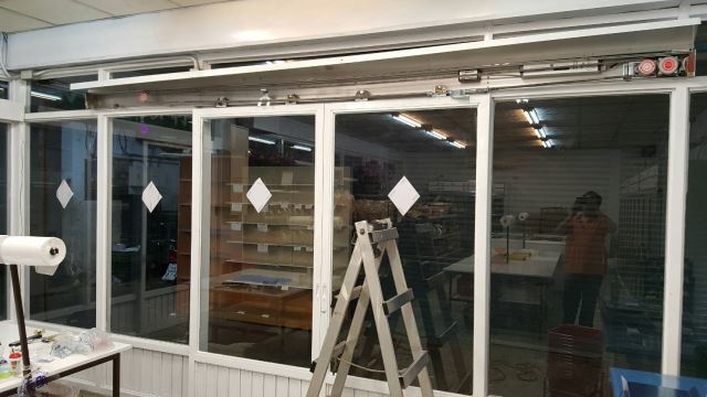店面玻璃自動門安裝維修-