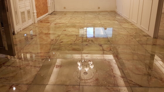 地板研磨工程案例｜大理石地板-