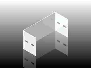 鋁 / 鋼 / 不銹鋼製密閉型線槽附橫桿