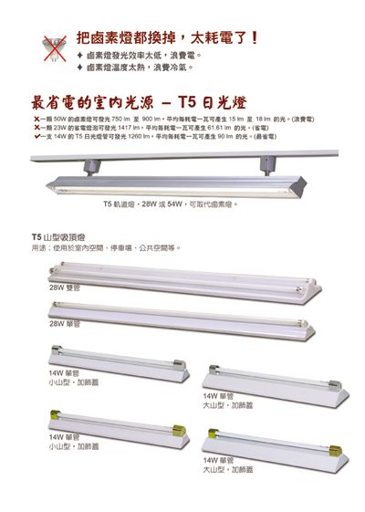 產品介紹,T5日光燈管-1