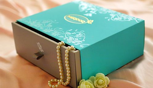 花漾藍絲禮盒