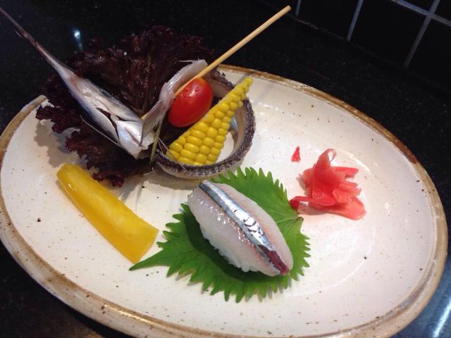 水針魚握壽司-