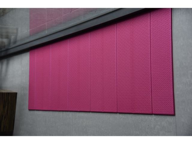 Pink Folding Yoga Mat-