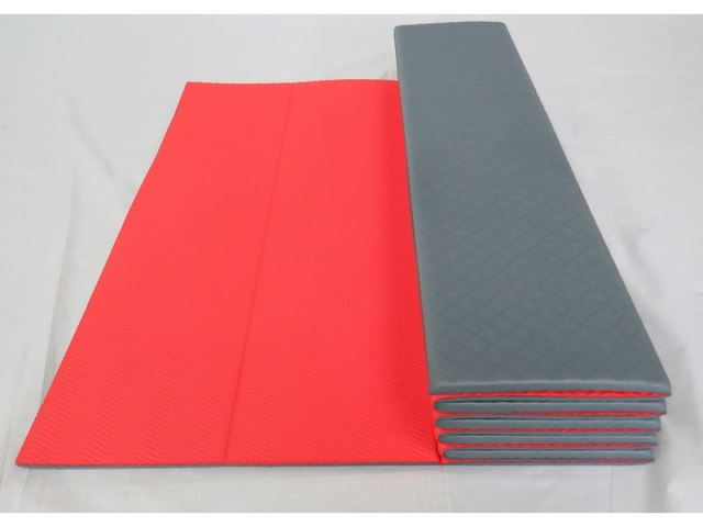 Orange Gray Yoga Mat Folding-