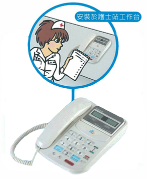 護士呼叫設備–數位電話型護士呼叫主機-