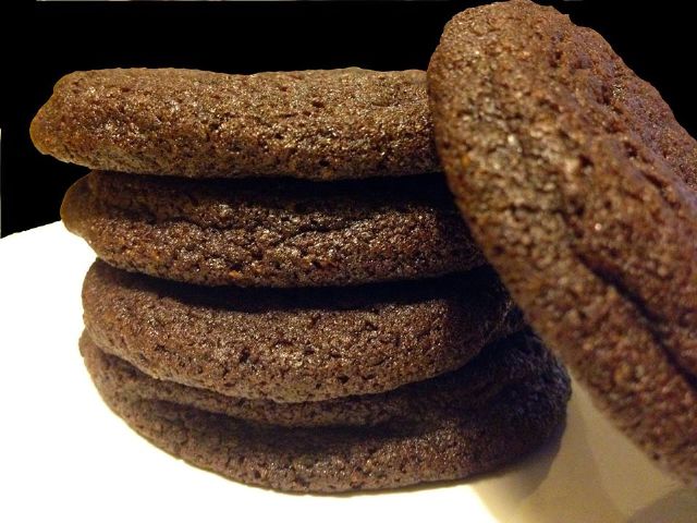 double chocolate cookies-