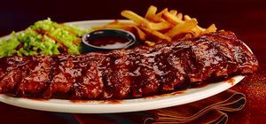 雙醬炭烤豬肋排 DOUBLE GLAZED BABY BACK RIBS