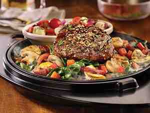 鐵板時蔬沙朗牛排 SIZZLING SIRLOIN & SPINACH