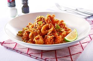 義式蒜辣小管圈 THREE CHILI CALAMARI