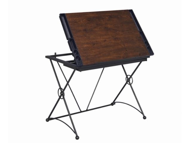 1-Drawer Drafting Desk Wenge-