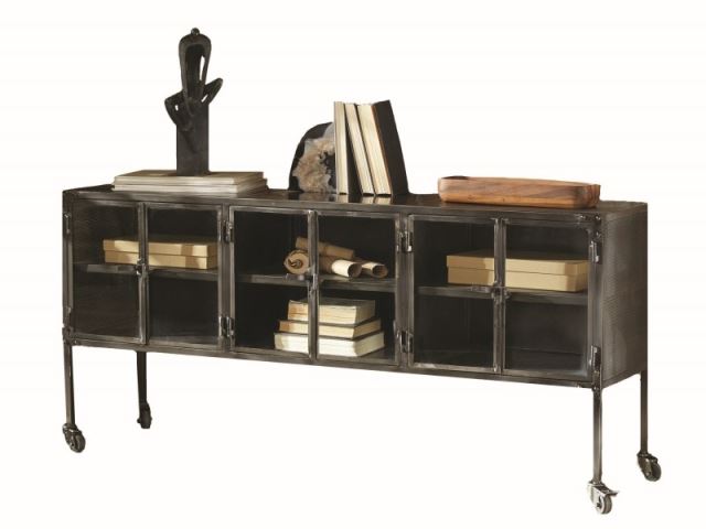 Scott Living Industrial Accent Cabinet-