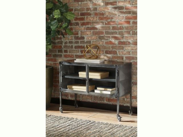 Scott Living Industrial Accent Cabinet-