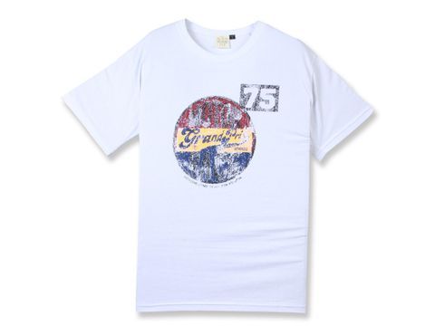 75車賽 T–Shirt–白色-