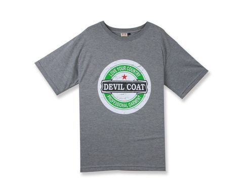 DEVIL COAT T–Shirt–灰色-