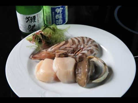 頂級食材–活鮑魚、北海道大干貝、明蝦