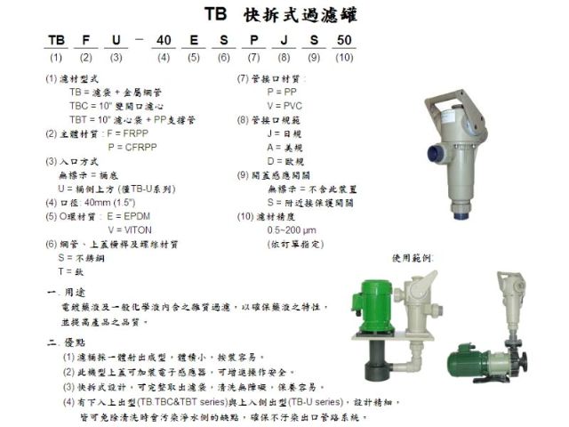 TB快拆式過濾-