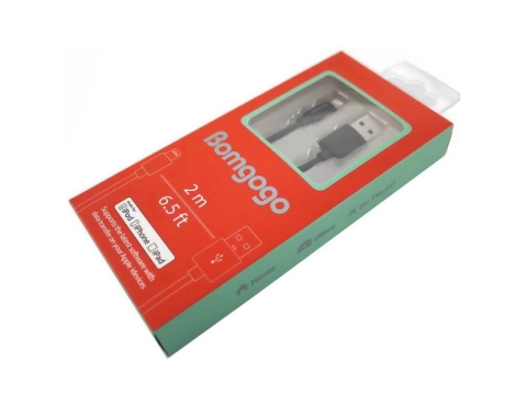 Bomgogo【MFI認證】2米MFI蘋果認證Lightning 8pin傳輸充電線(2公尺長)-