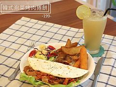 韓式泡菜烤肉捲餅