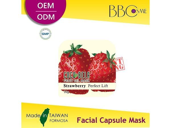 2015 Made in Taiwan Strawberry Fruit Wholesale Korea Facial Mask-