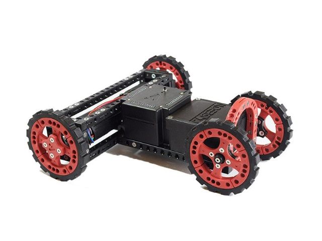多功能電動智能積木 - 小型四輪電動機器人車