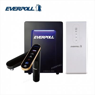 【EVERPOLL】智能廚下型三溫UV觸控飲水機+直出RO淨水器