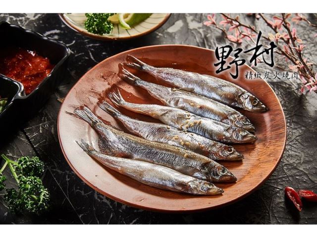 爆卵柳葉魚-野村日式碳火燒肉