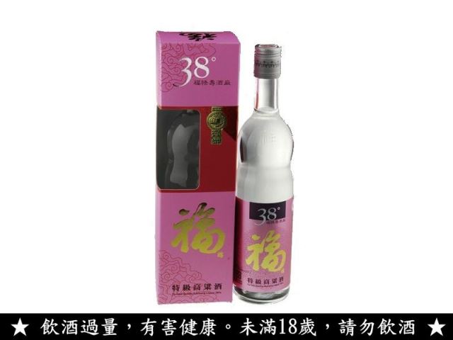 福牌38度特級高粱酒600CC-