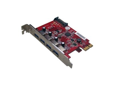 HPU–346FL – 4–Port USB 3.0 PCI Express Host Card