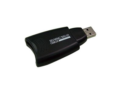 HRU–822AL – USB 2.0 External SD/MS/xD Card Reader-