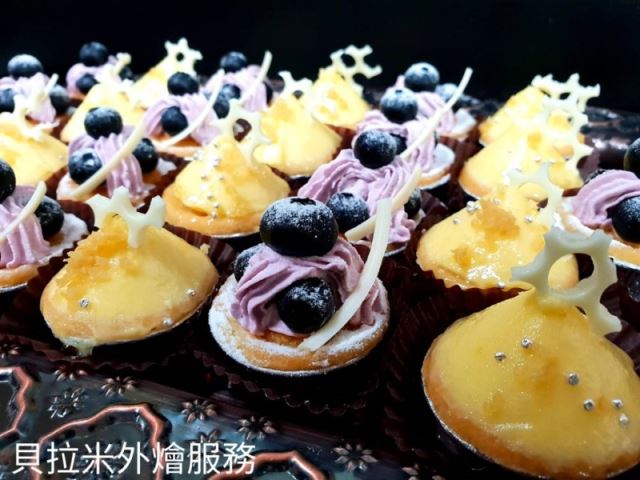 藍莓杏仁塔+檸檬小塔-