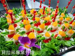 鮑魚蘆筍沙律捲