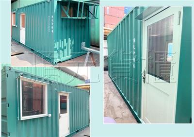 氣密鋁門+固定窗 +冷氣架