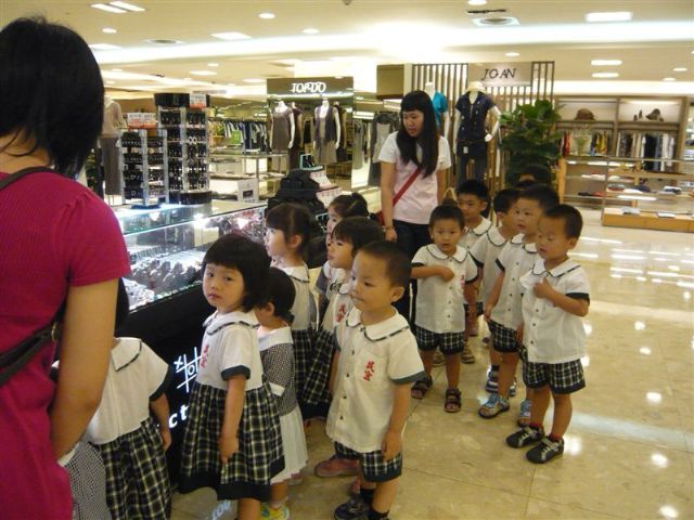 校外教學(太平洋百貨)-臺中市私立民宜幼兒園