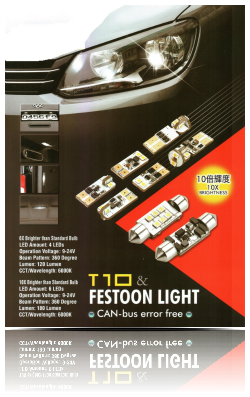 T10 車用燈泡-