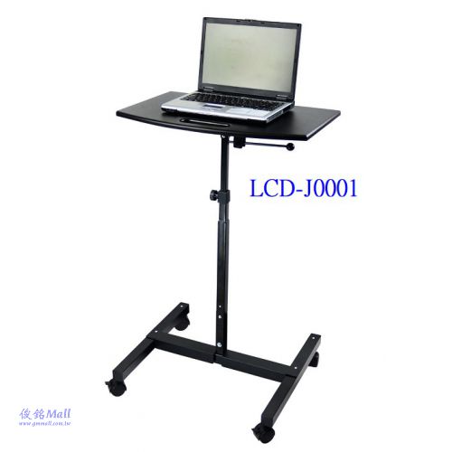 台灣製品 LCD-J0001 移動式氣彈簧型NB坐站式筆電桌推車架,桌面尺寸60*40CM,可調整高度範圍95-125cm,高承載重量,(歡迎來電洽詢優惠-可經銷/批發/零售/自取)-
