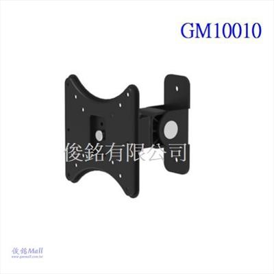 GM10010 適用10~32吋手臂型壁掛式液晶電腦螢幕架,支臂可上下傾斜180度/左右擺動180度調整,螢幕可以水平360度旋轉,適用於自動化機台設備整合/安全監控,台灣製品,(歡迎來電洽詢