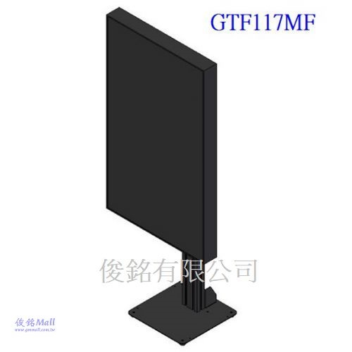 台灣製品,GTF117MF 適用13~27吋移動式液晶螢幕導覽架,螢幕可直接在架上輕鬆的做360度旋轉,支架具有多角度視角功能可在0-90度之間傾斜,採滑軌原理上下調整高度