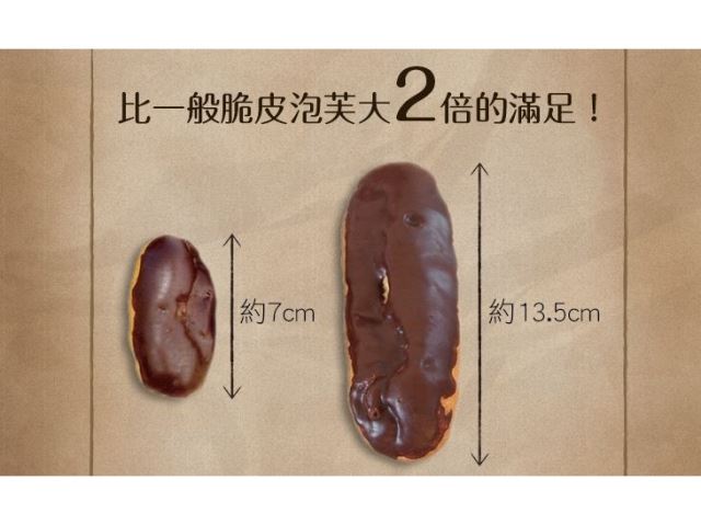 【台北濱江】北海道巧克力脆皮泡芙2入/盒-