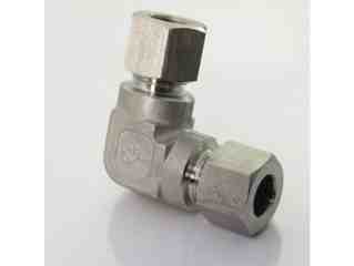 單片式彎由任接頭