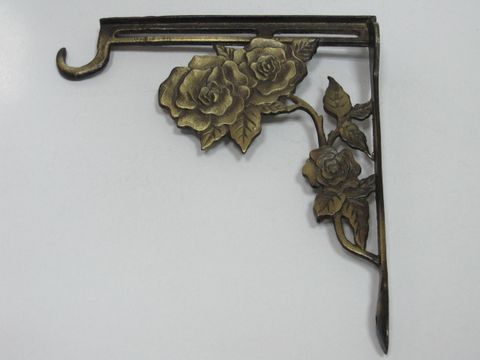 銅製玫瑰三角支撐架-