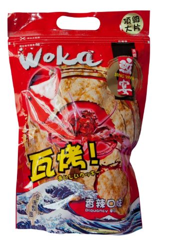 [鯨宴美饌]woka瓦烤蝦餅100g/包~超濃起司/香辣-