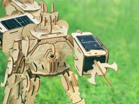 木製太陽能玩具
