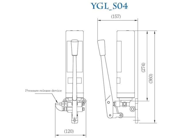 YGL–S04 容積式手動黃油注油機-