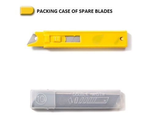 PACKING CASE OF SPARE BLADES-